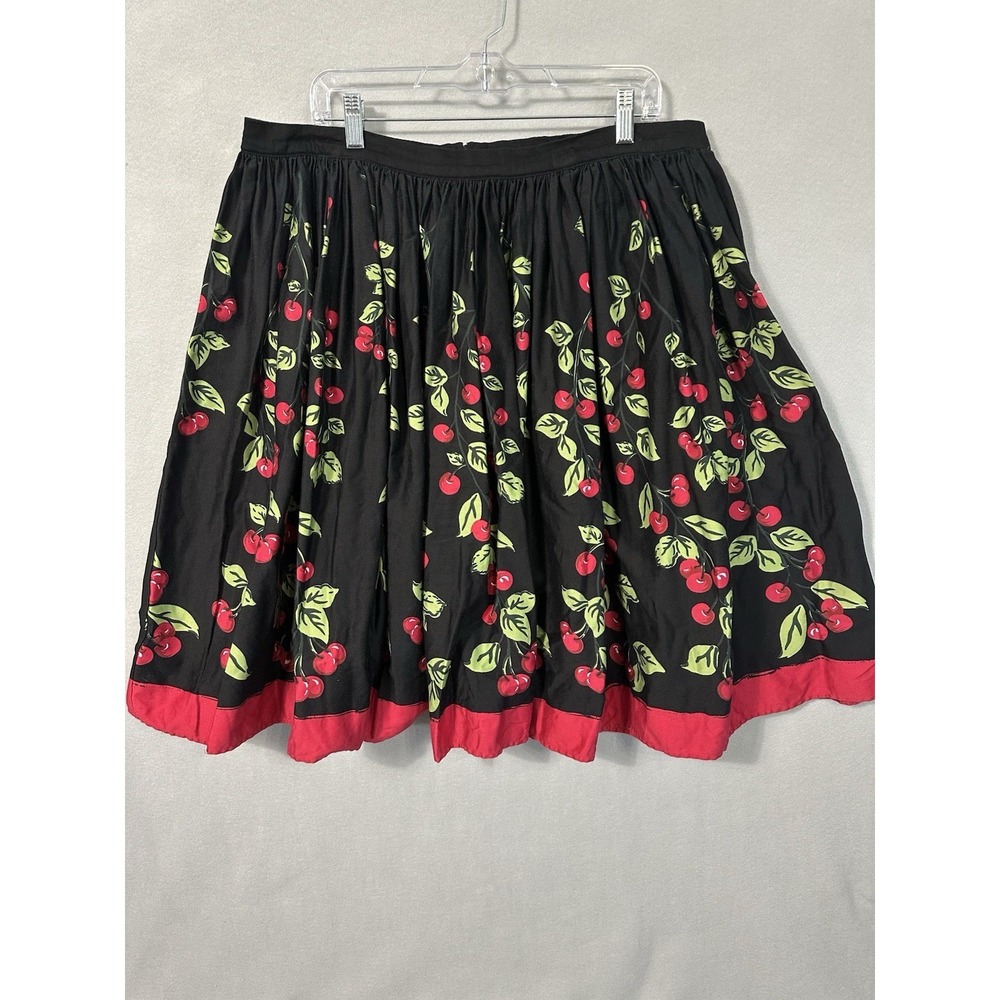 Pinup Couture Jenny Skirt Cherries Retro Rockabilly 50's Women's Plus Size 2X - Picture 5 of 11